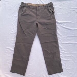 Legendary Outfitters Canvas Stretch Pants Men 38x32 Black Zipper Pocket Workwear